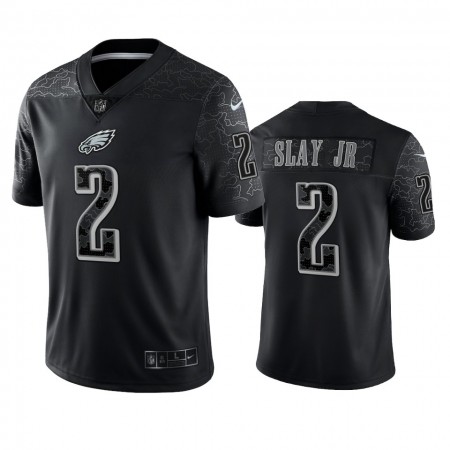 Maillot Philadelphia Eagles Darius Slay Jr 2 Noir Reflective Limited - Homme Maillot Philadelphia Eagles Darius Slay Jr 2 Noir Reflective Limited - Homme
